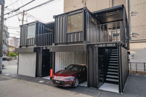 店舗・倉庫もOK、事務所付きコンテナガレージ｜本厚木駅 徒歩10分