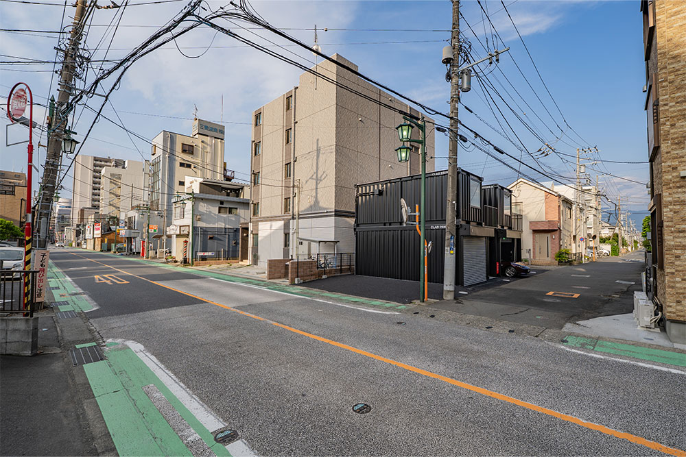 前面道路の様子
