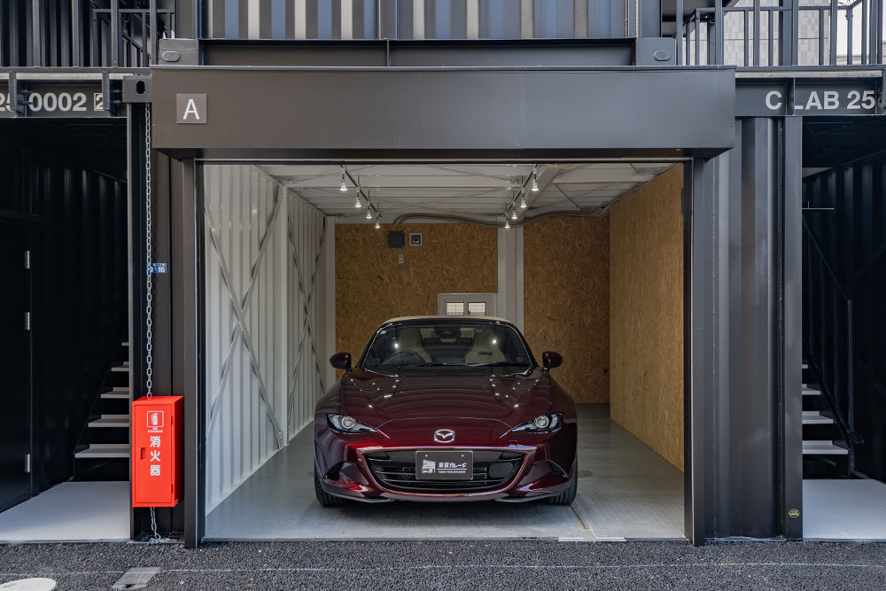 シャッター開口幅は2.76m