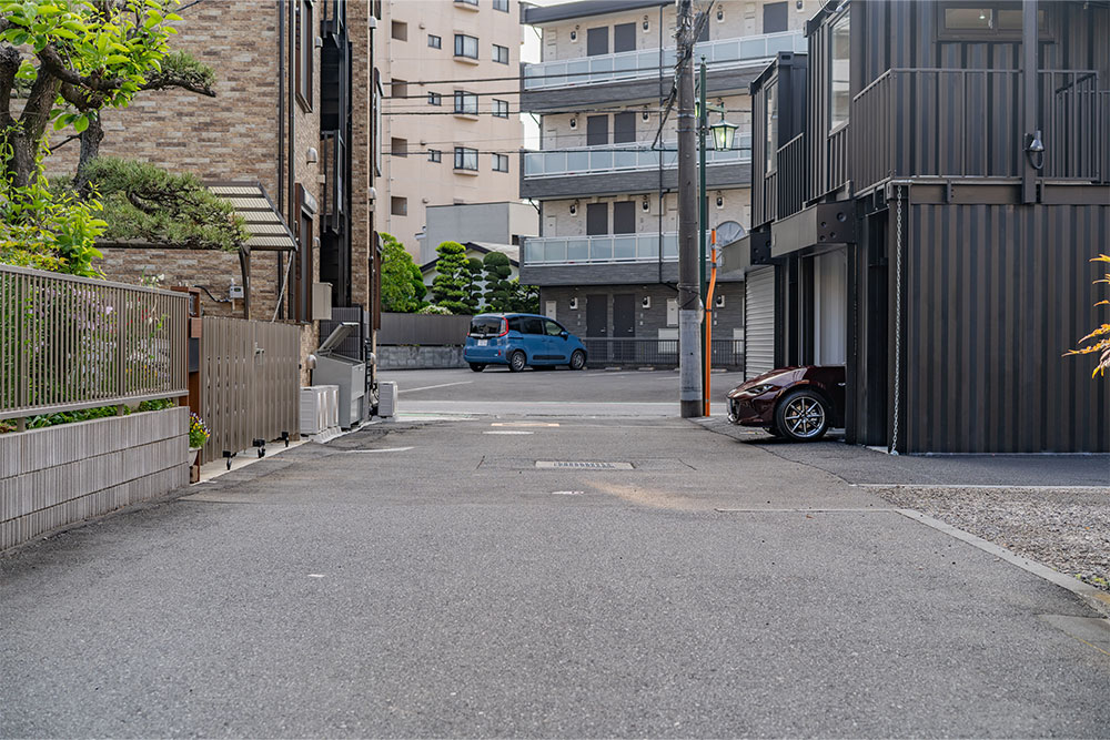 前面道路の様子
