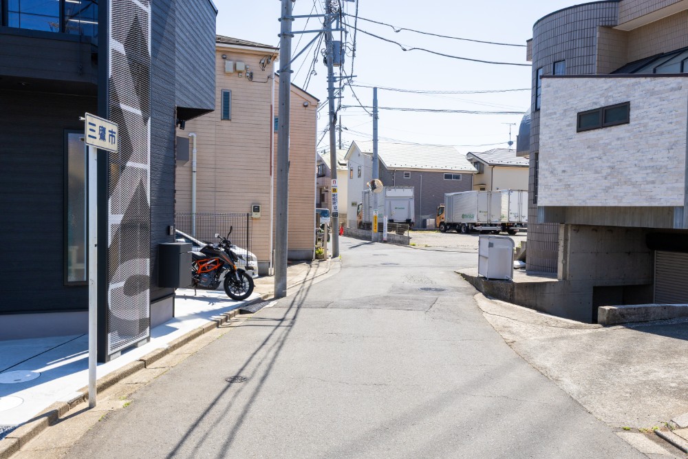 前面道路の様子