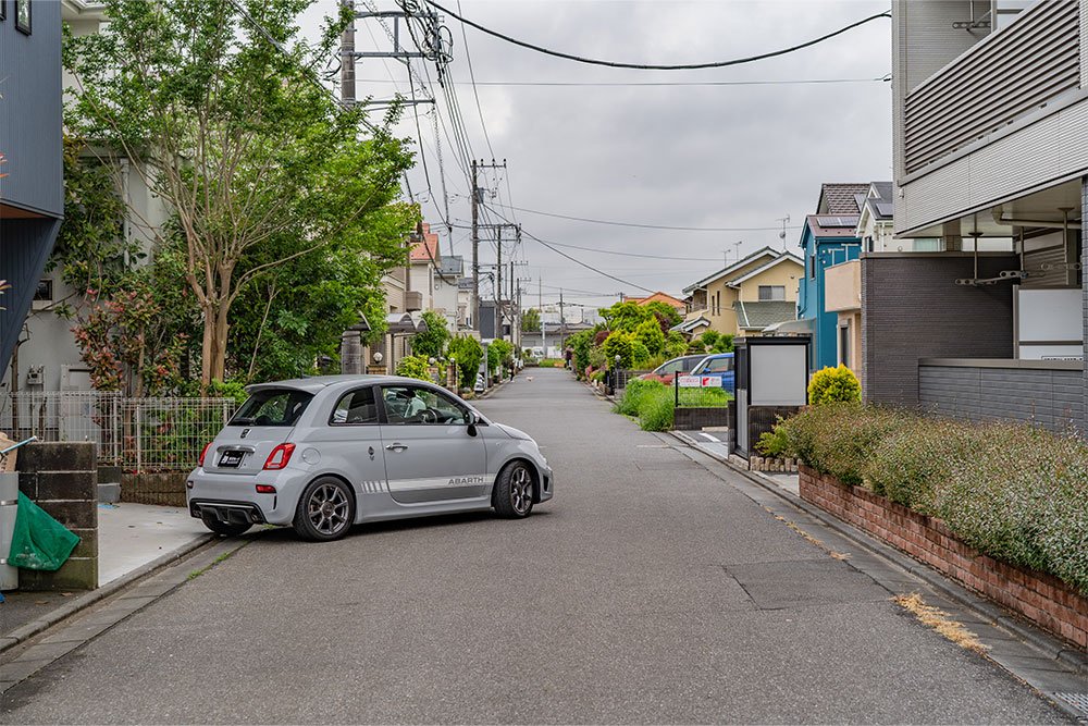 前面道路の様子