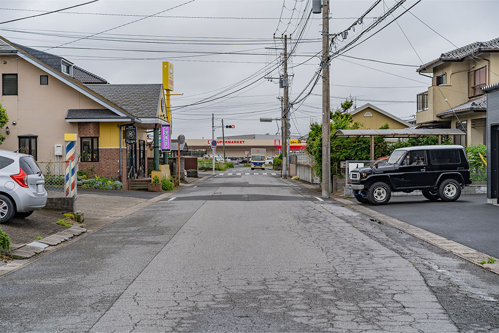 前面道路の様子