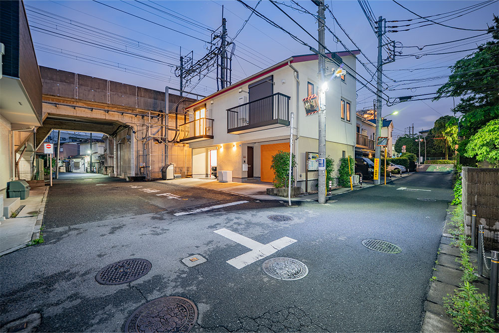 前面道路の様子