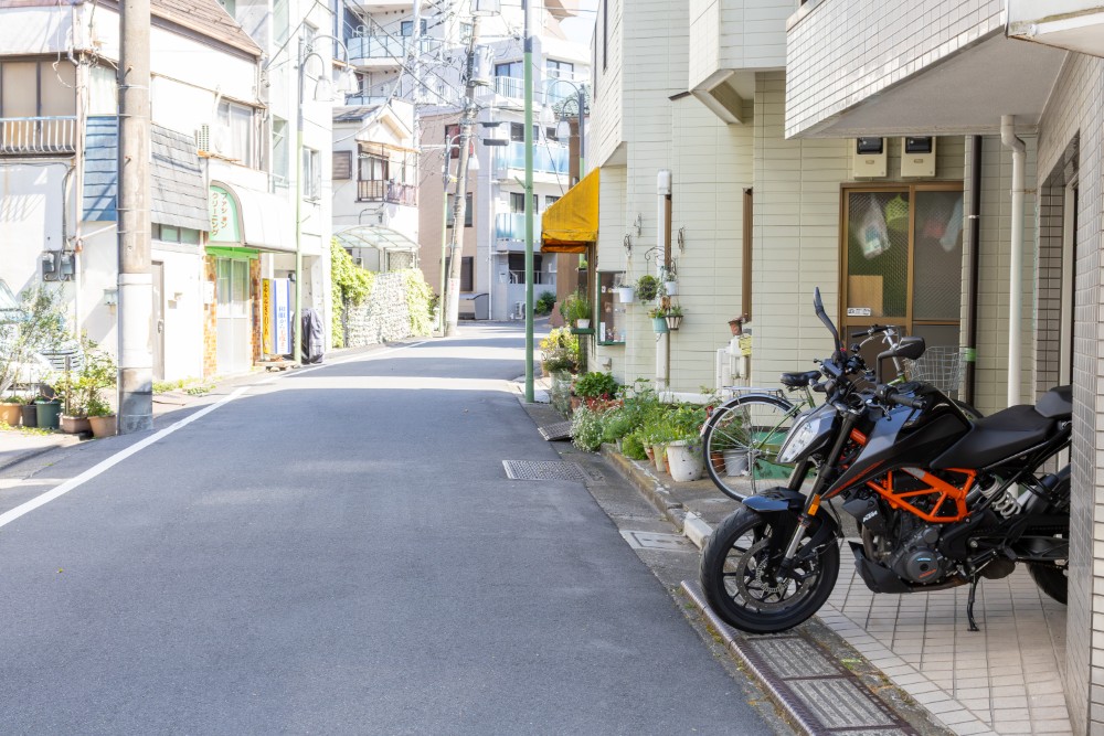 前面道路の様子