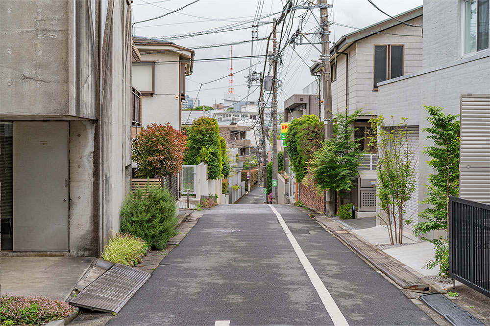 前面道路の様子