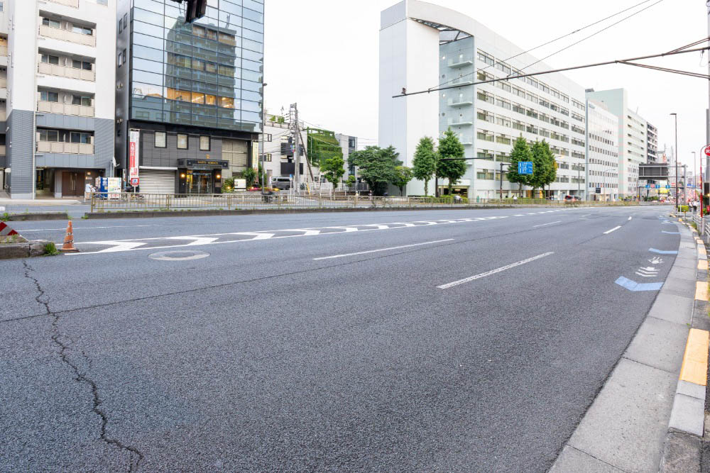 前面道路の様子