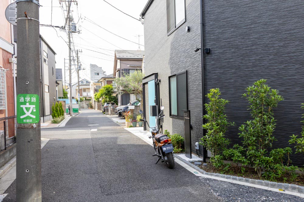 前面道路の様子