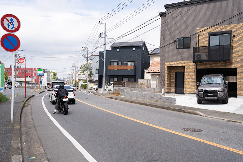前面道路の様子