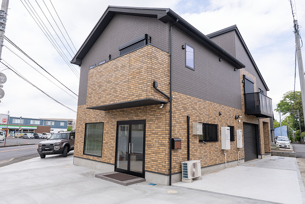 A号室からB号室を眺めた様子