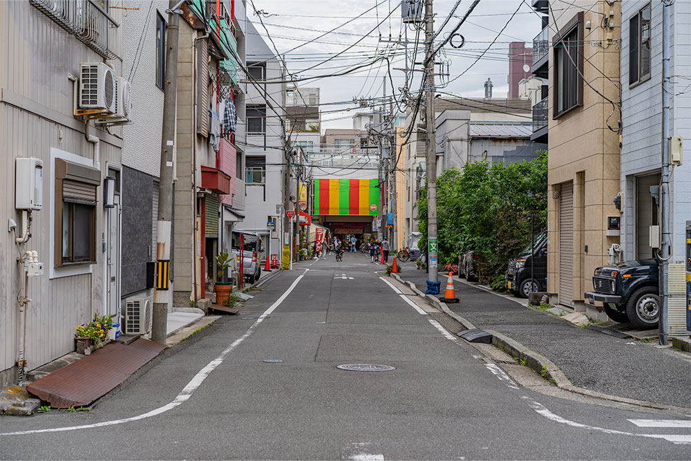 前面道路の様子
