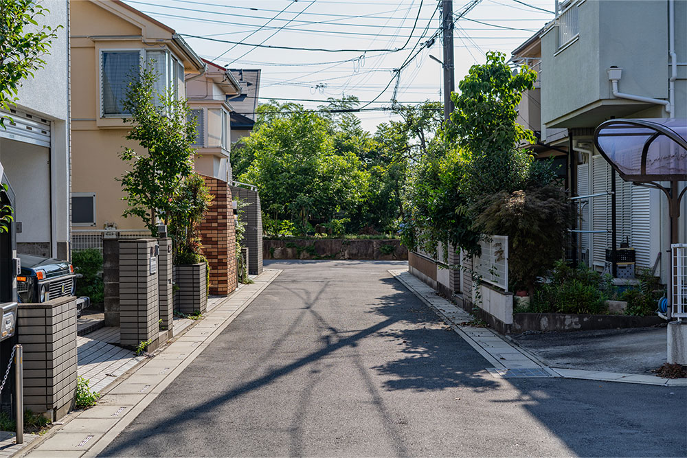 前面道路の様子