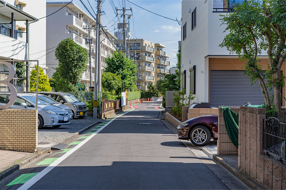 前面道路の様子