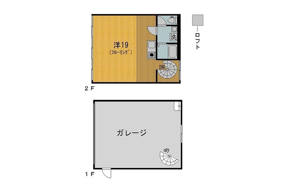3号室の間取図