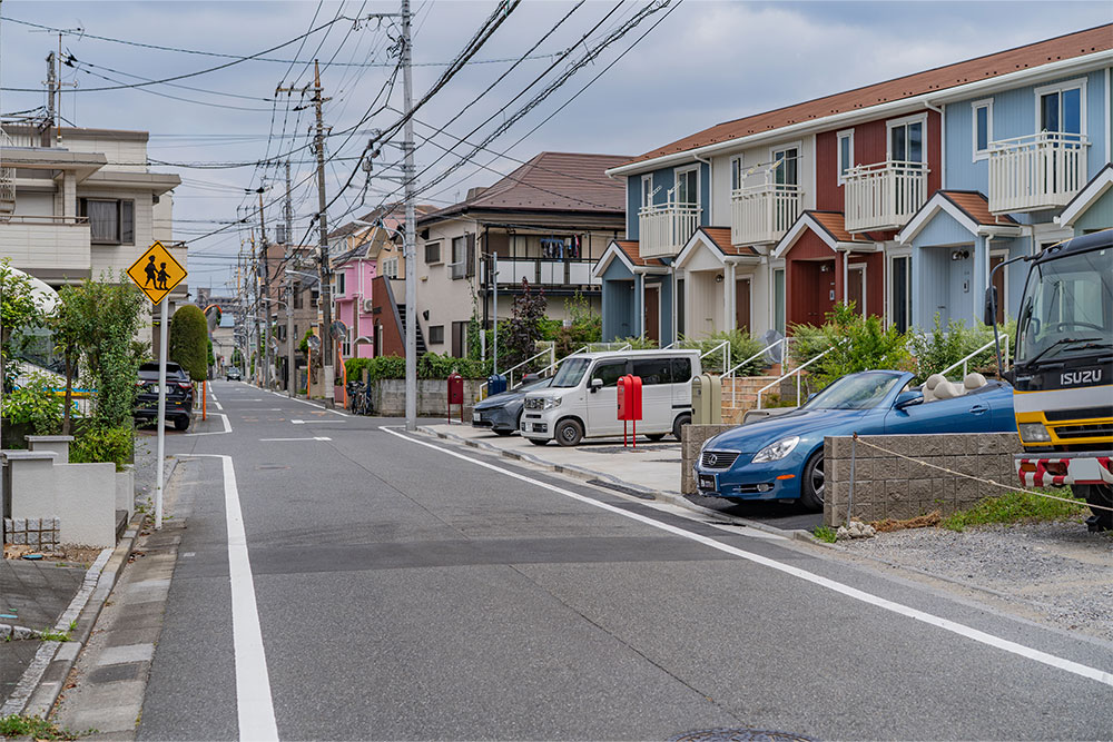 前面道路の様子