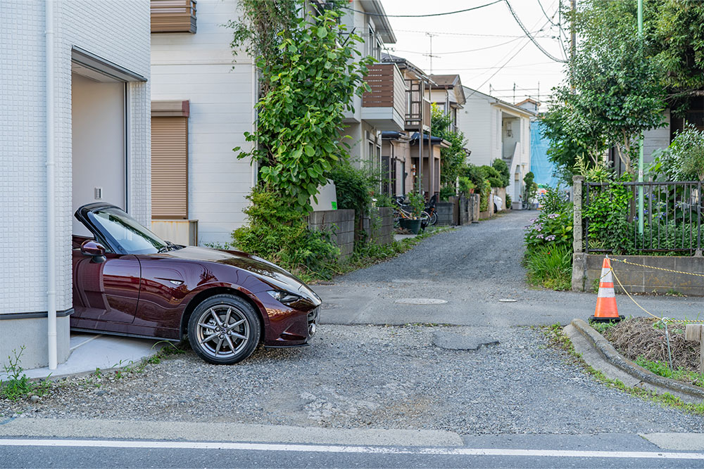 前面道路の様子