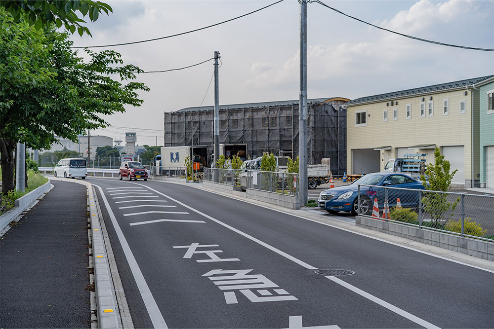 前面道路の様子
