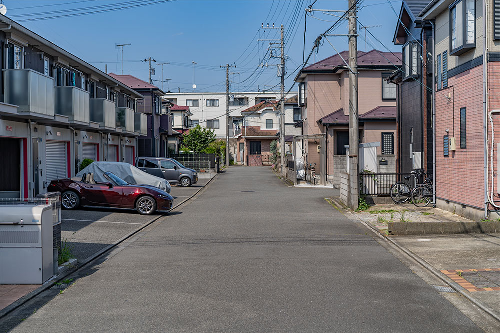 前面道路の様子