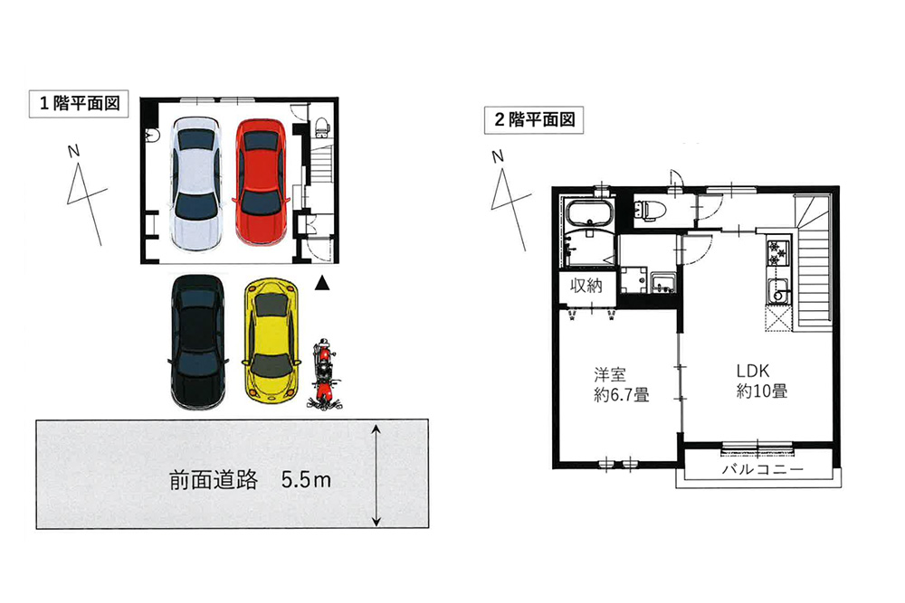 3/4号棟の間取図