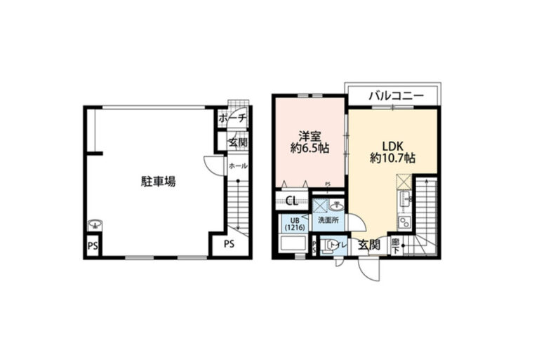 ＜1LDK+ガレージ（79.24㎡）＞恋ヶ窪駅 徒歩10分の賃貸ガレージハウス