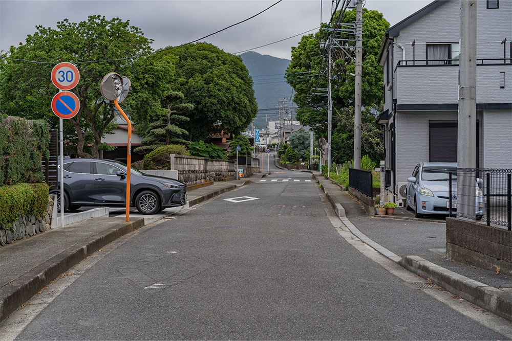 前面道路の様子