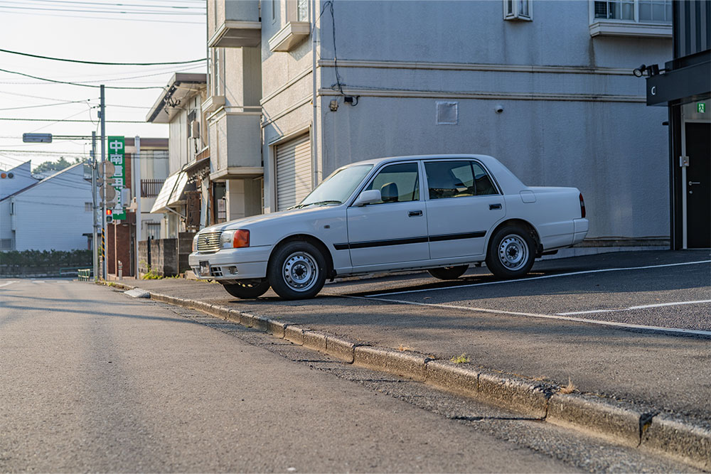 敷地入口の段差