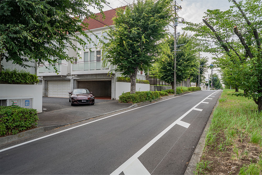 前面道路の様子