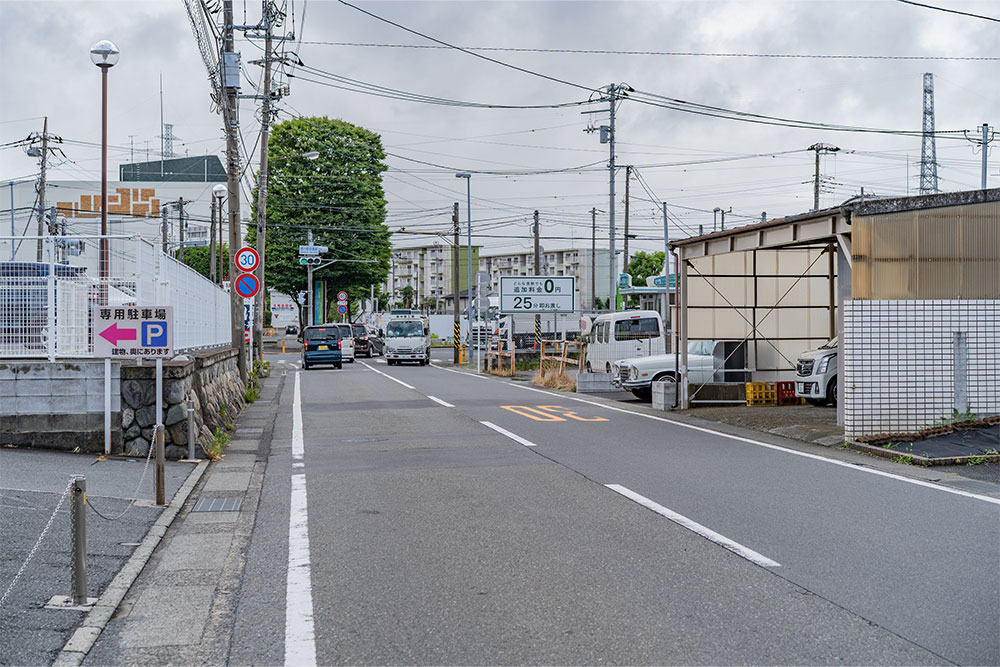 前面道路の様子