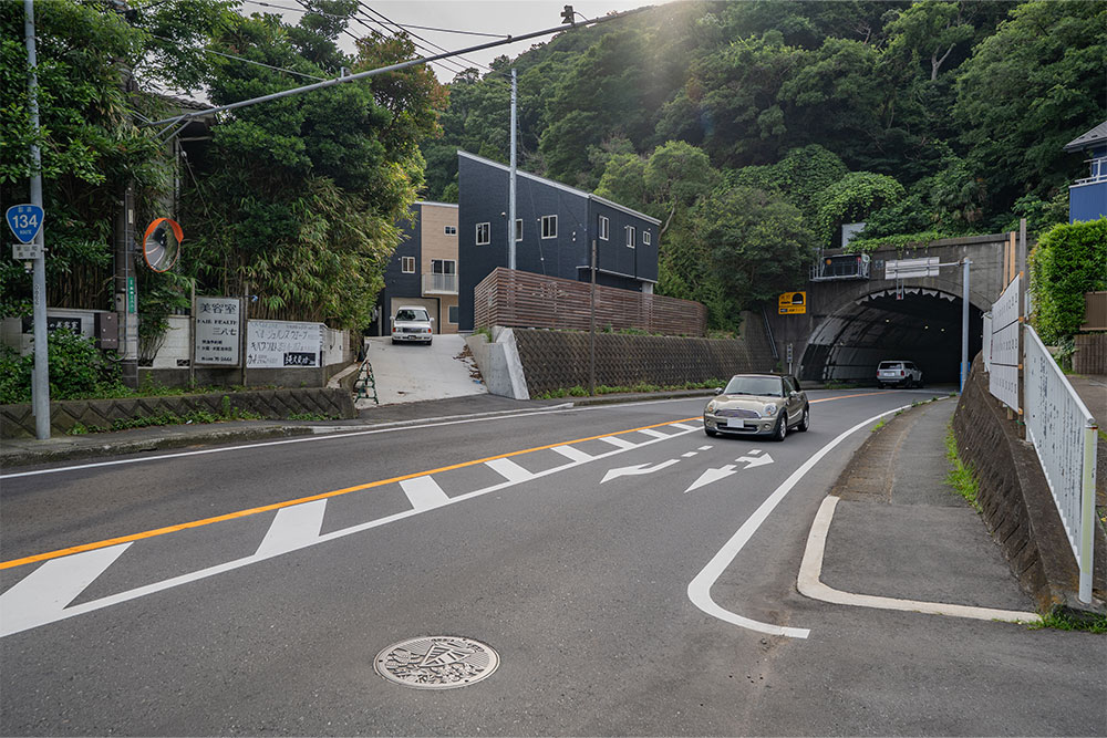前面道路の様子