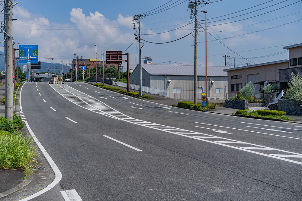 前面道路の様子