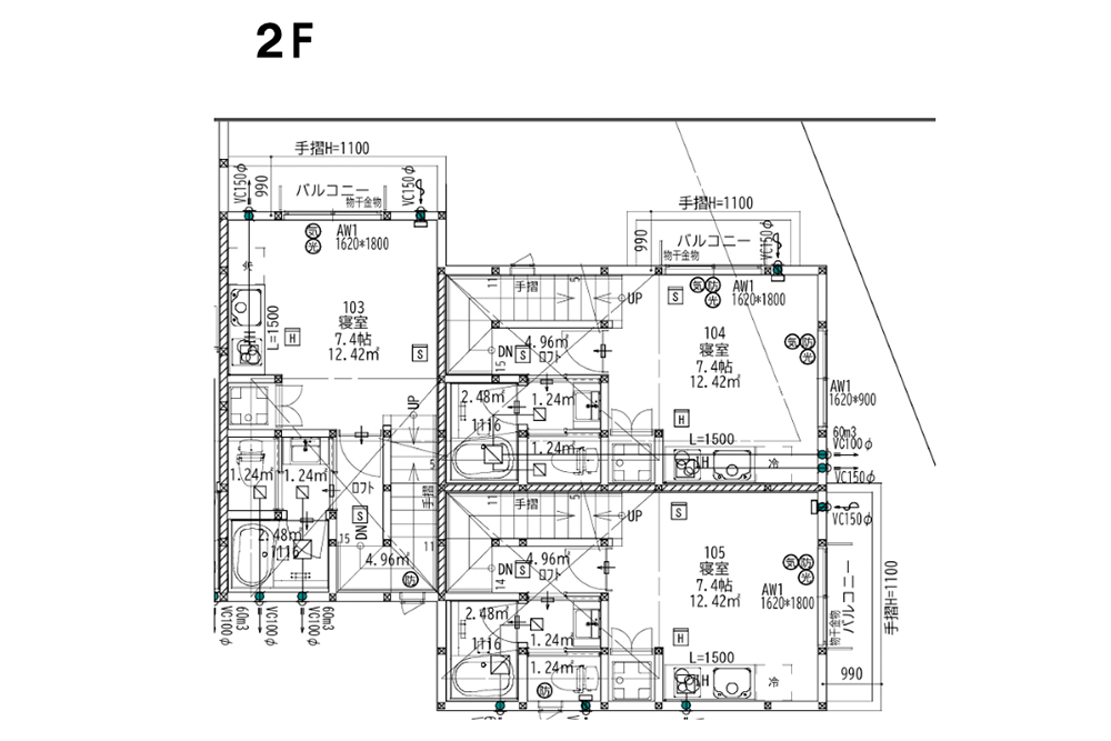 2F間取図