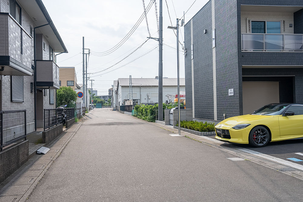 前面道路の様子
