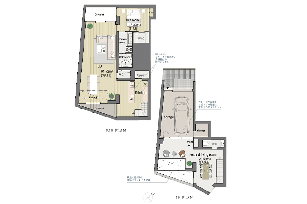 Unit103の間取図