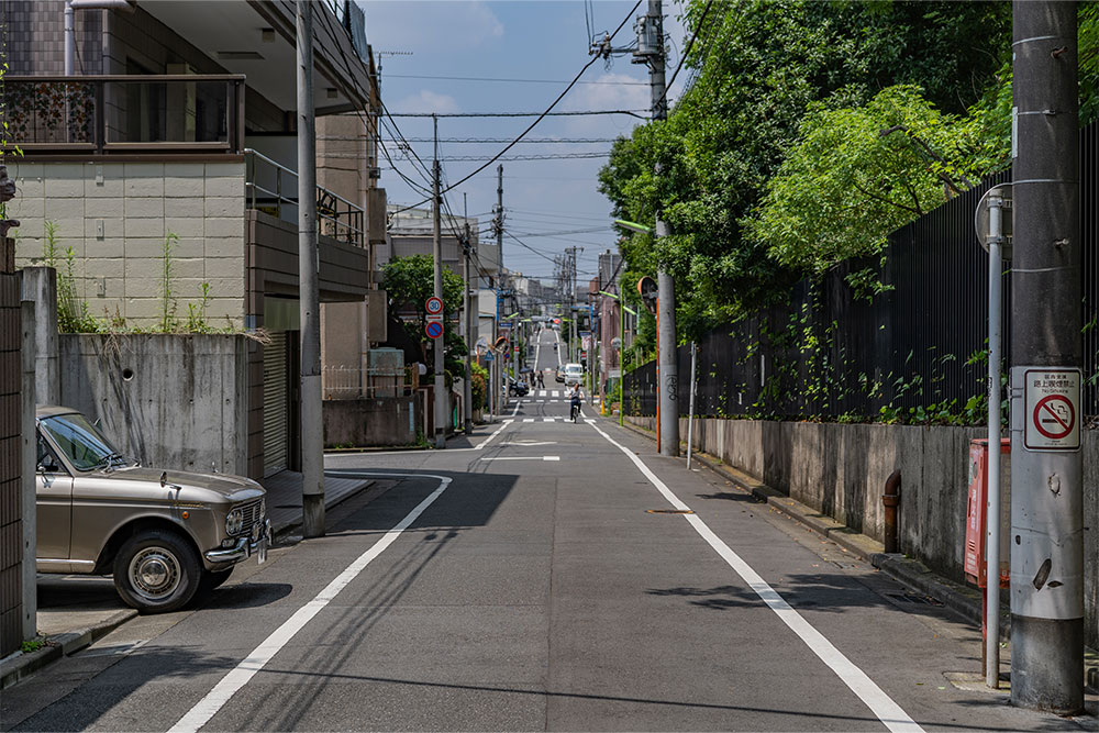 前面道路の様子