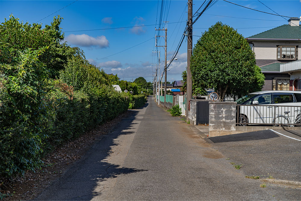 前面道路の様子