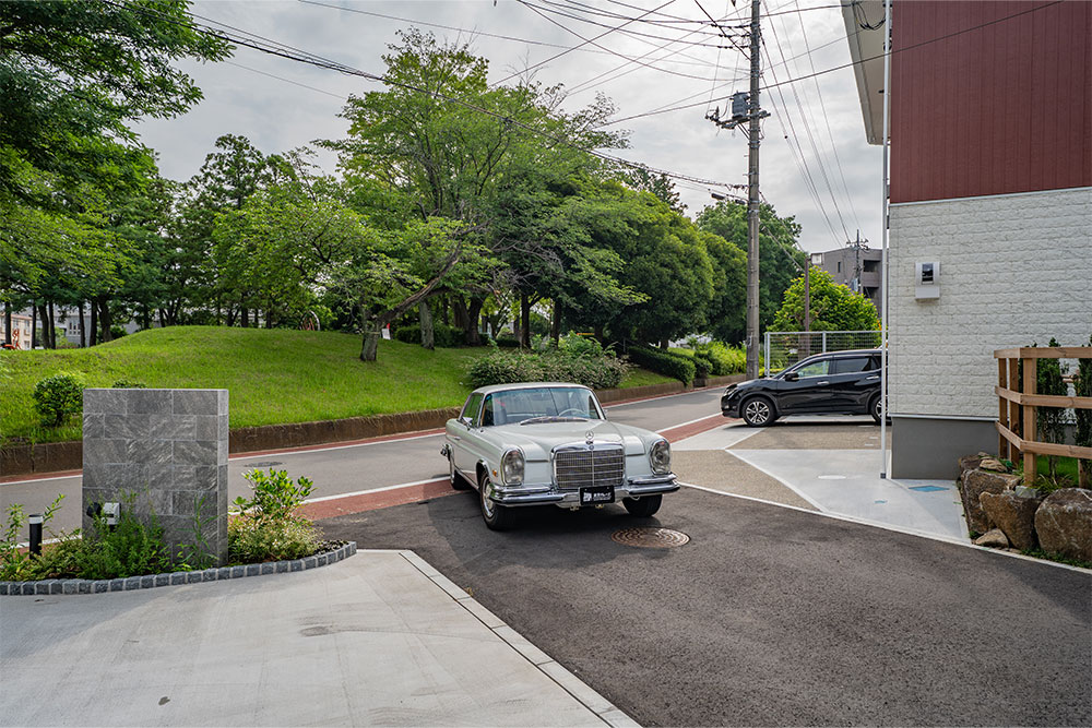 前面道路の様子