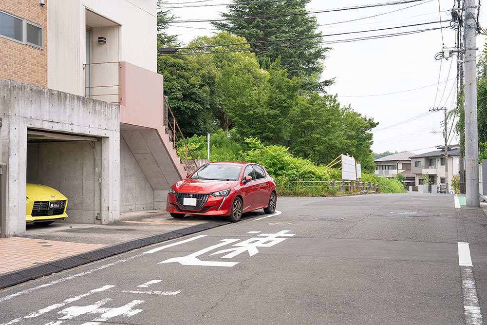 前面道路の様子