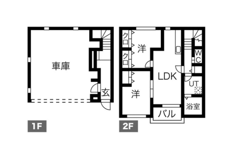 ＜2LDK+ガレージ（100.19㎡）＞成田市の賃貸ガレージハウス