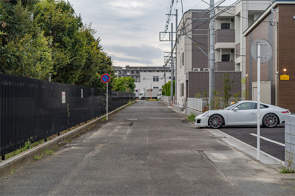 前面道路の様子