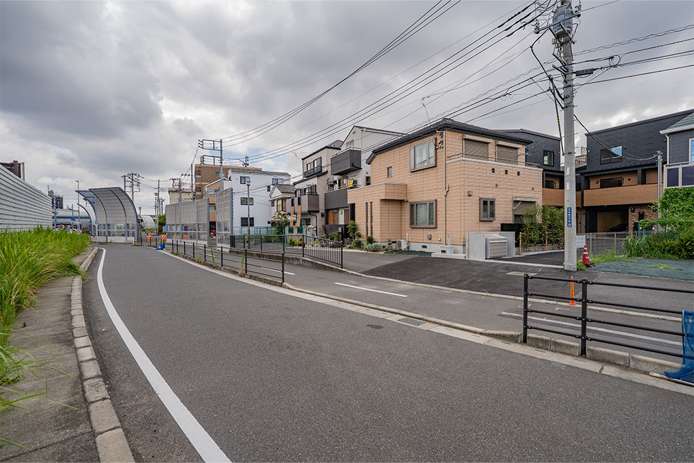 前面道路の様子