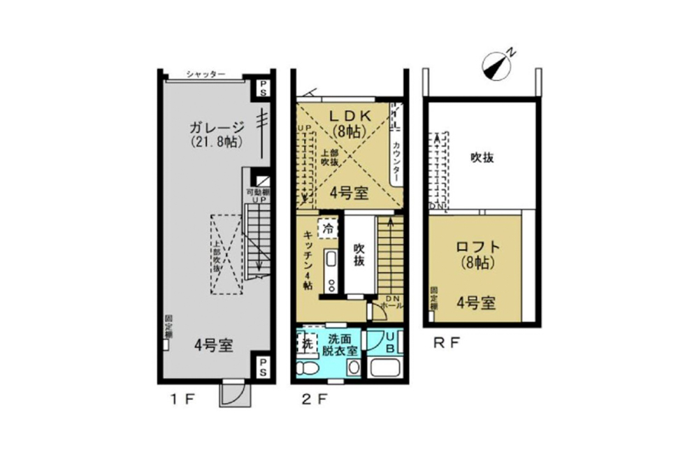 A-04の間取図