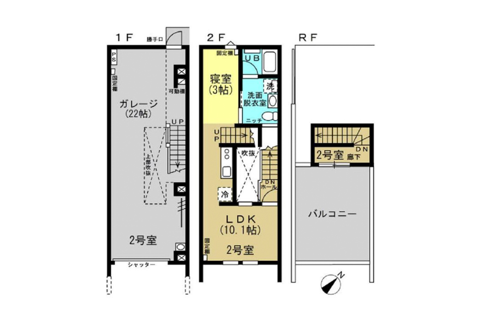 B-02の間取図