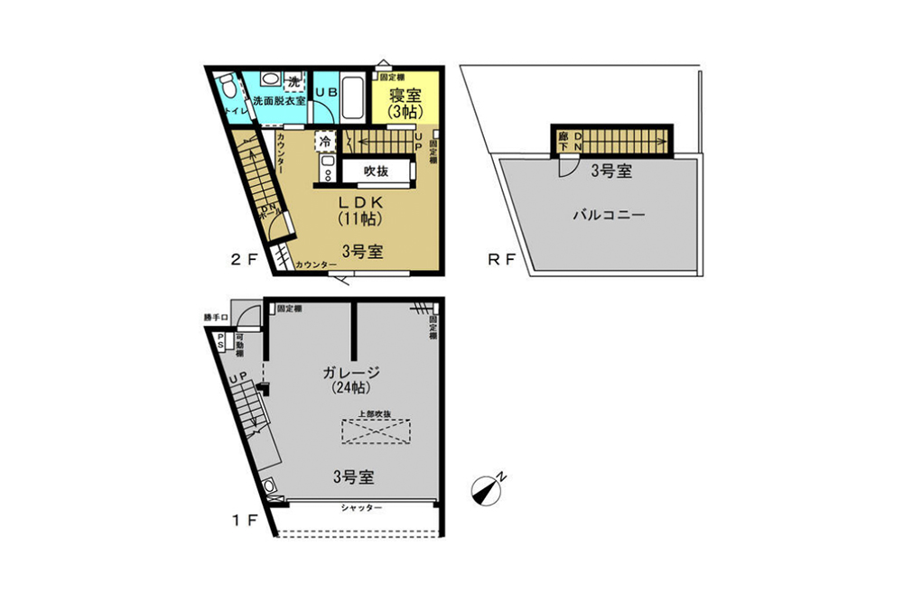 B-03の間取図