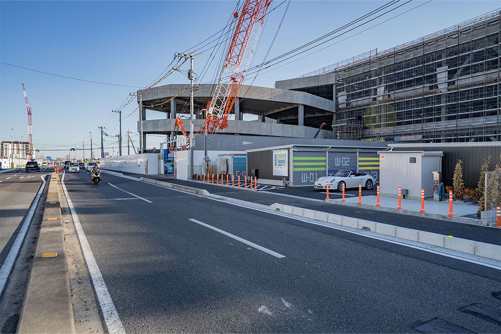 前面道路の様子