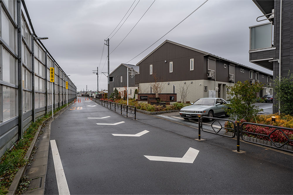 前面道路の様子