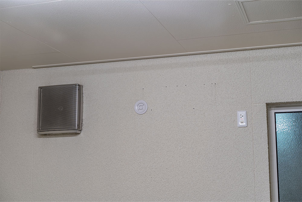 換気扇とエアコン設置用200V電源