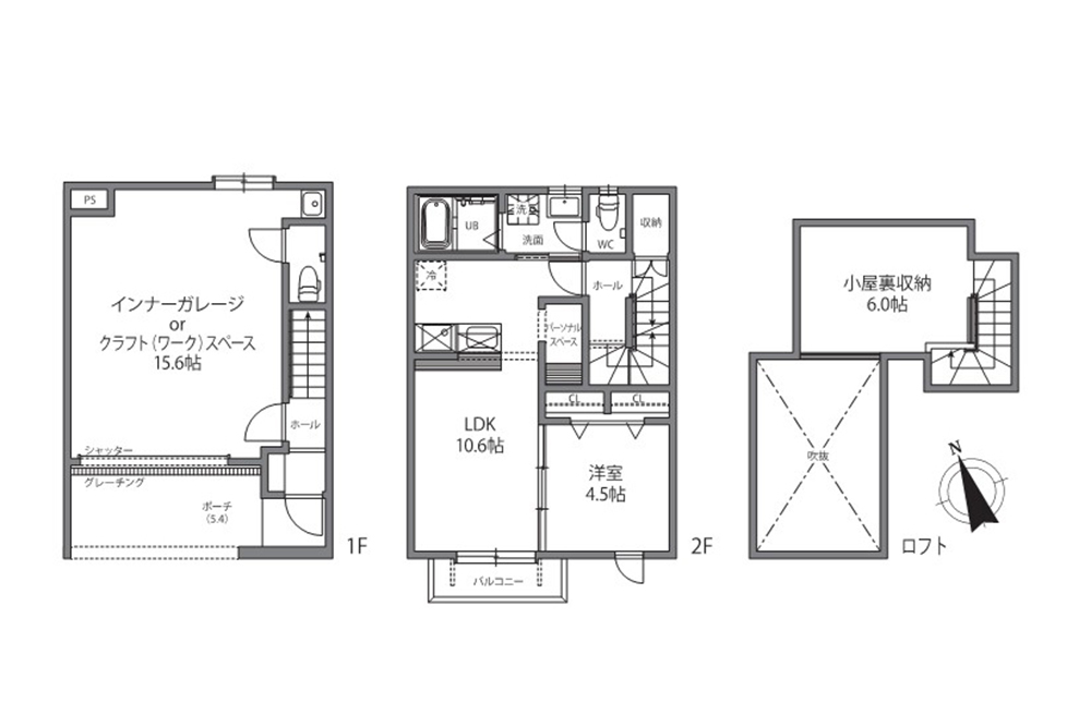 C号室の間取図