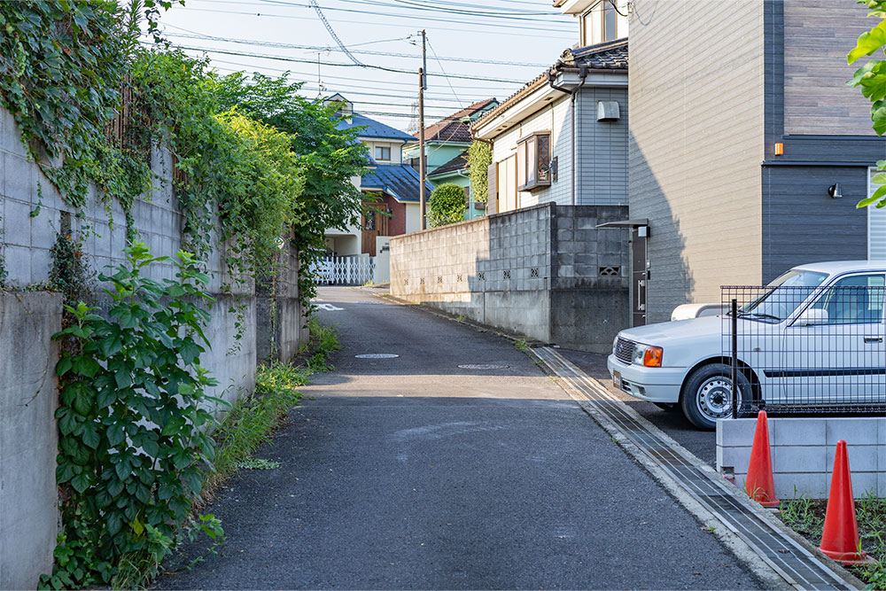 前面道路の様子