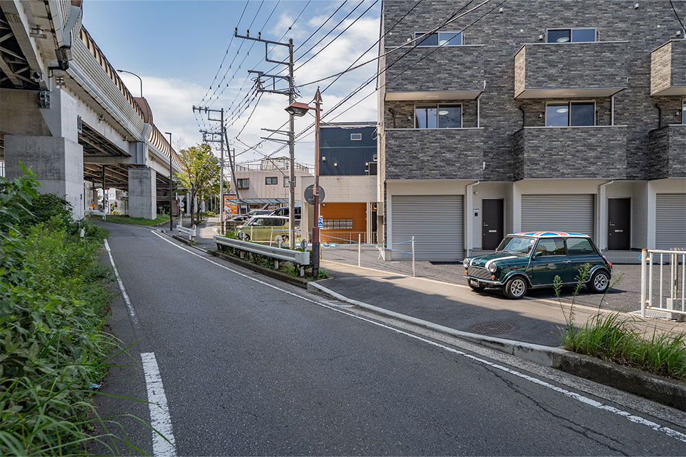前面道路の様子