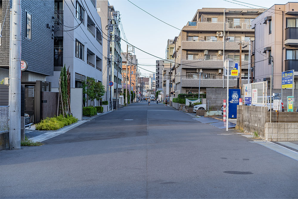 前面道路の様子